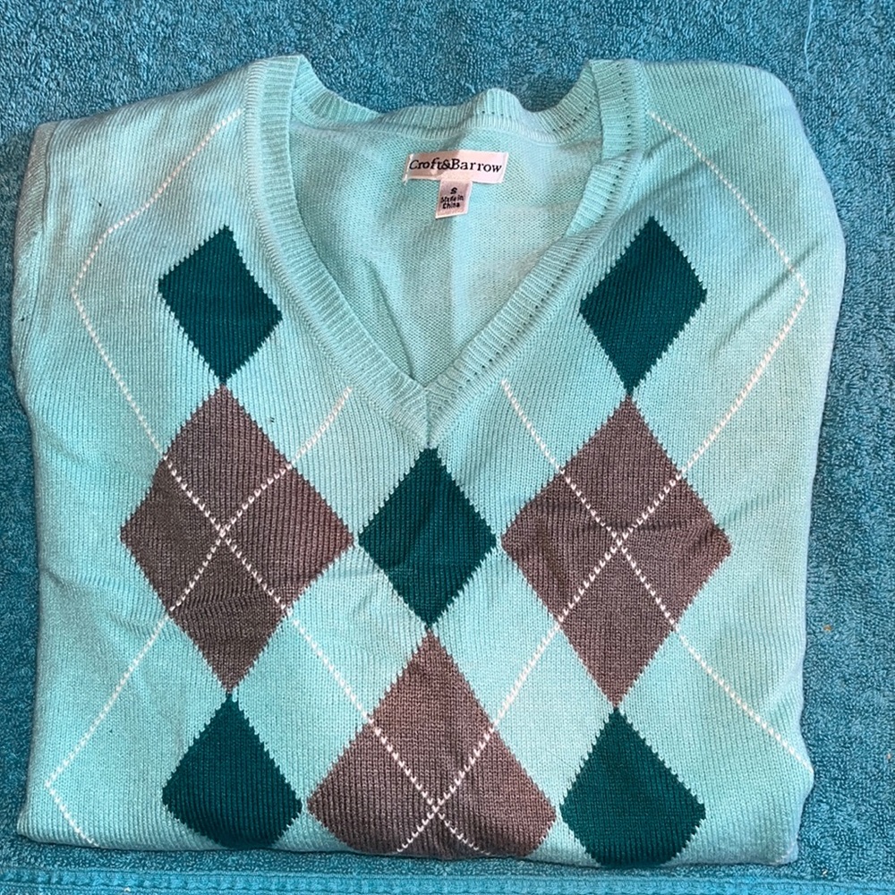 Croft & Barrow Argyle sweater